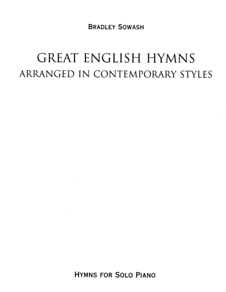 Great English Hymns arranged in contemporary styles image number null