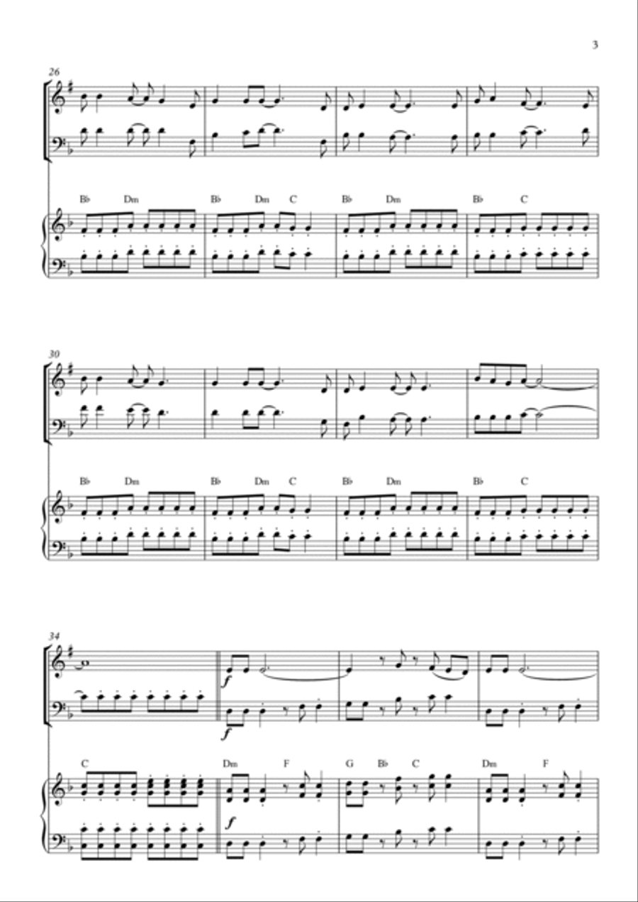 Rock You Like A Hurricane Brass Duet scores gallery preview page 3