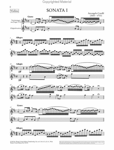 Violin Sonatas, Op. 5 - Volume 1