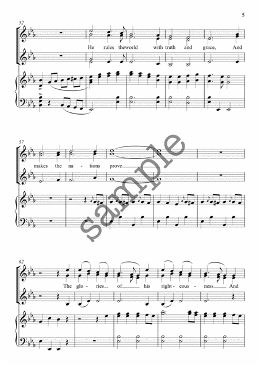 Joy to the World SSAA scores gallery preview page 5