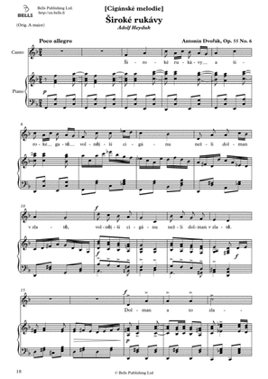 Book cover for Siroke rukavy, Op. 55 No. 6 (F Major)