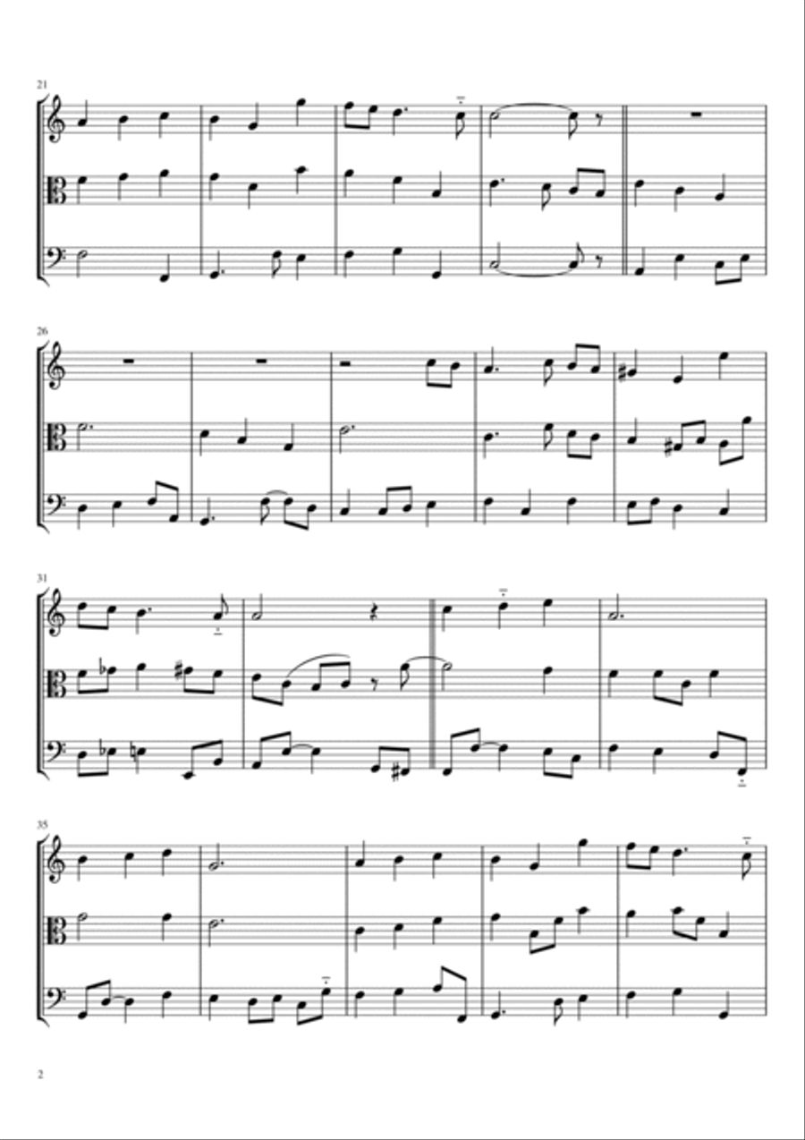 Menuett Menuett String Trio scores gallery preview page 2