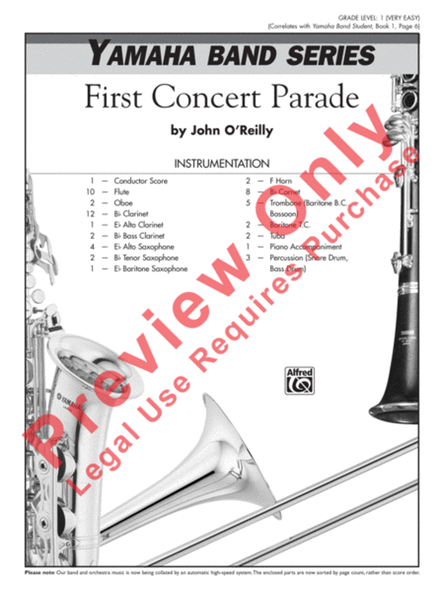 First Concert Parade image number null