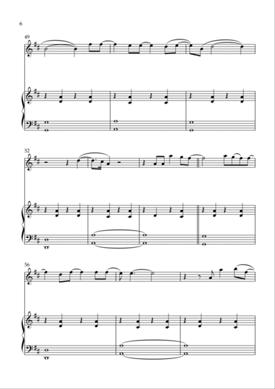 When I Get There Flute Solo scores gallery preview page 6