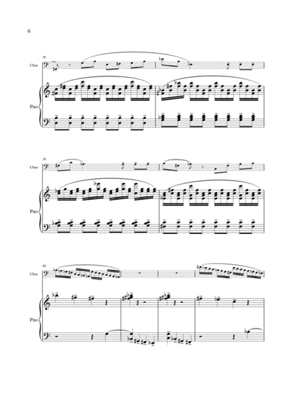 Barton Cummings: Concertino for contrabassoon and concert band, piano reduction and solo part
