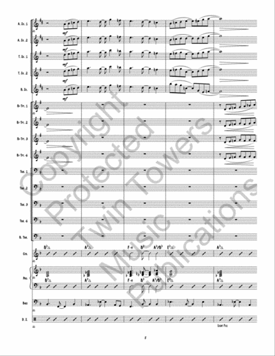 Bossalite Bossalite Jazz Ensemble scores gallery preview page 6