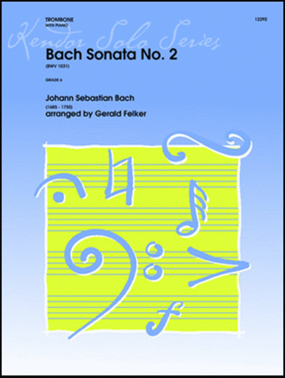 Book cover for Bach Sonata No. 2 (BWV 1031)
