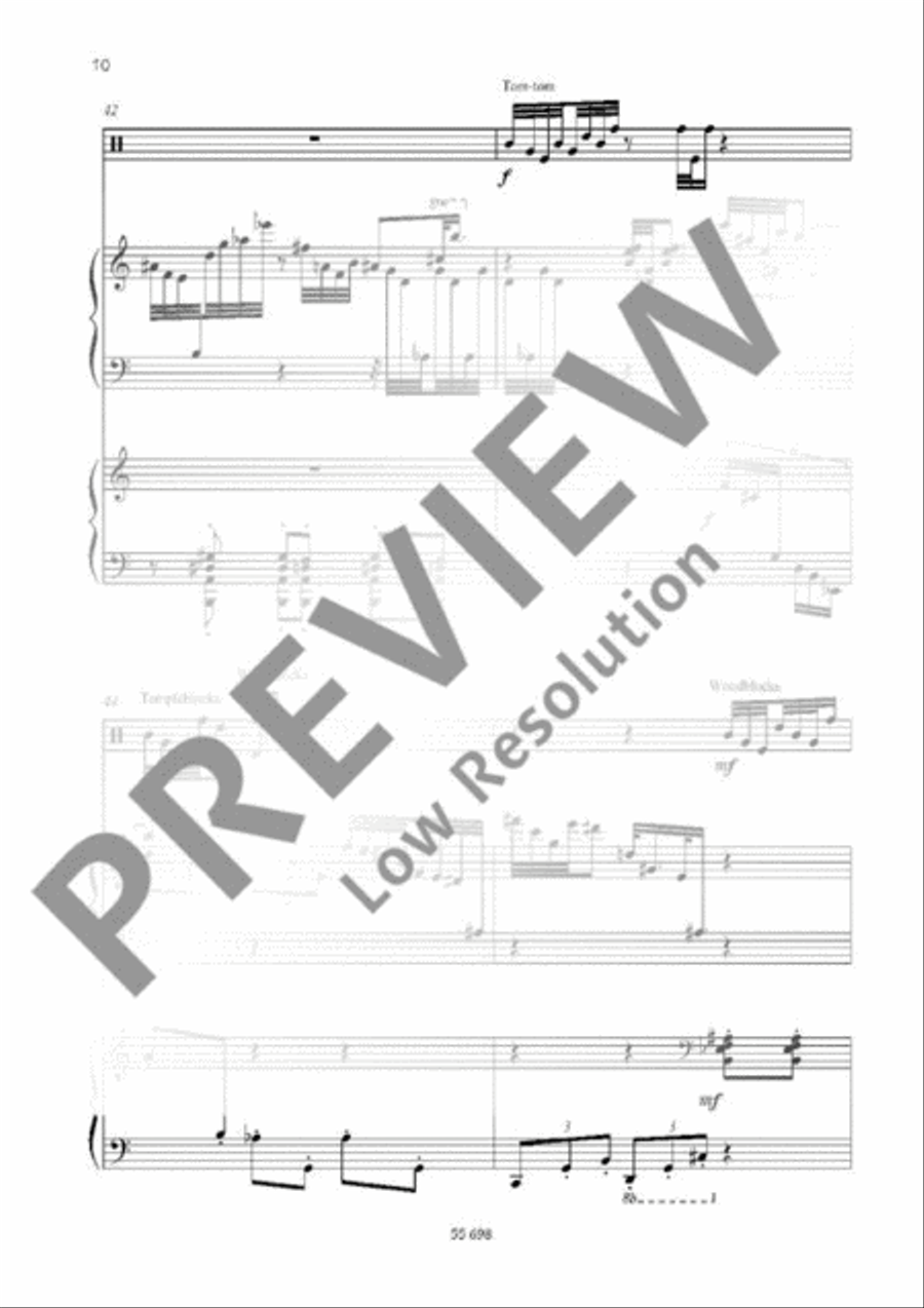 Poème Poème Percussion scores gallery preview page 10