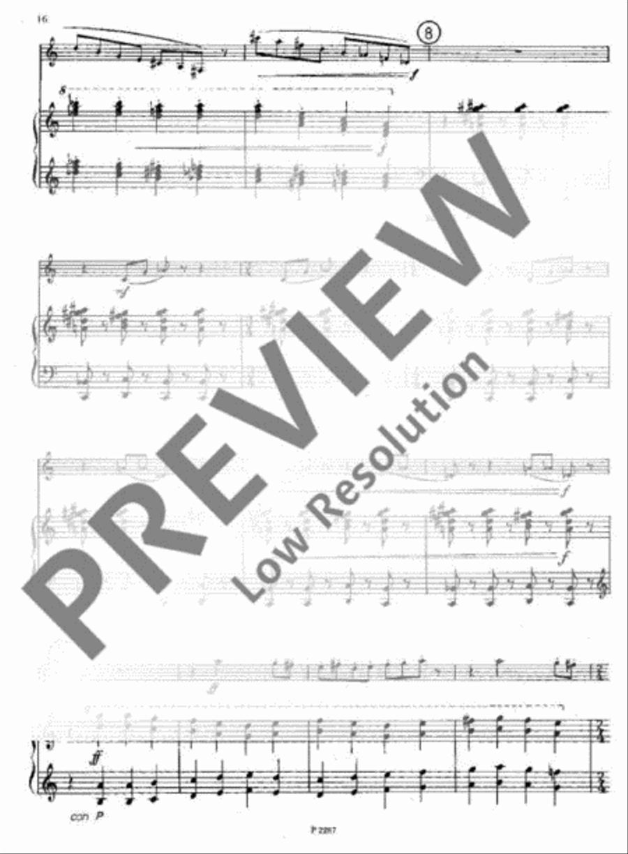 Suita Suita Clarinet Solo scores gallery preview page 17
