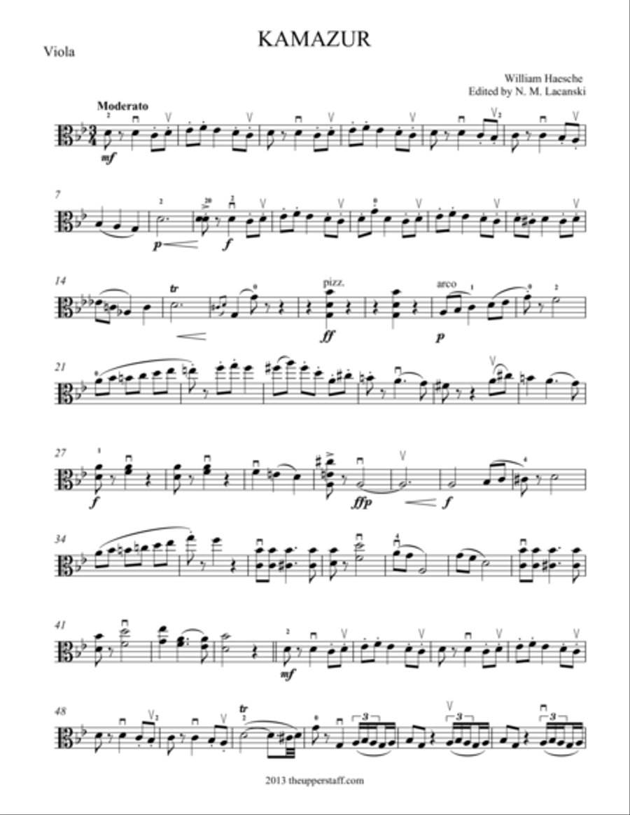 Kamazur String Duet scores gallery preview page 1
