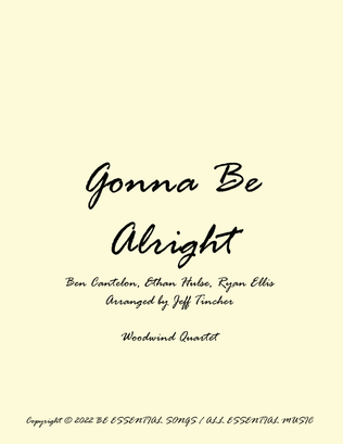 Book cover for Gonna Be Alright