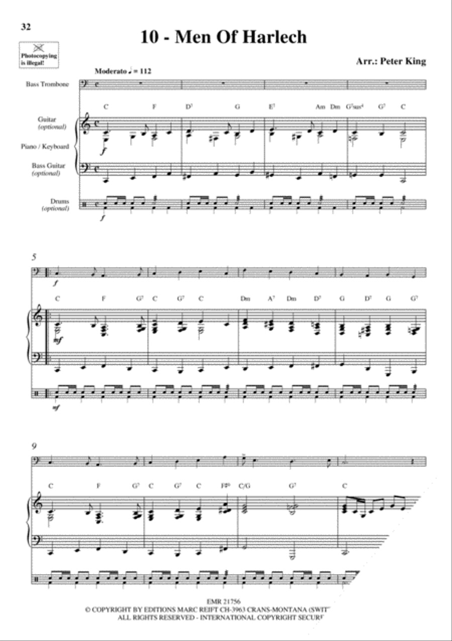 20 Celtic Hits Bass Trombone scores gallery preview page 12
