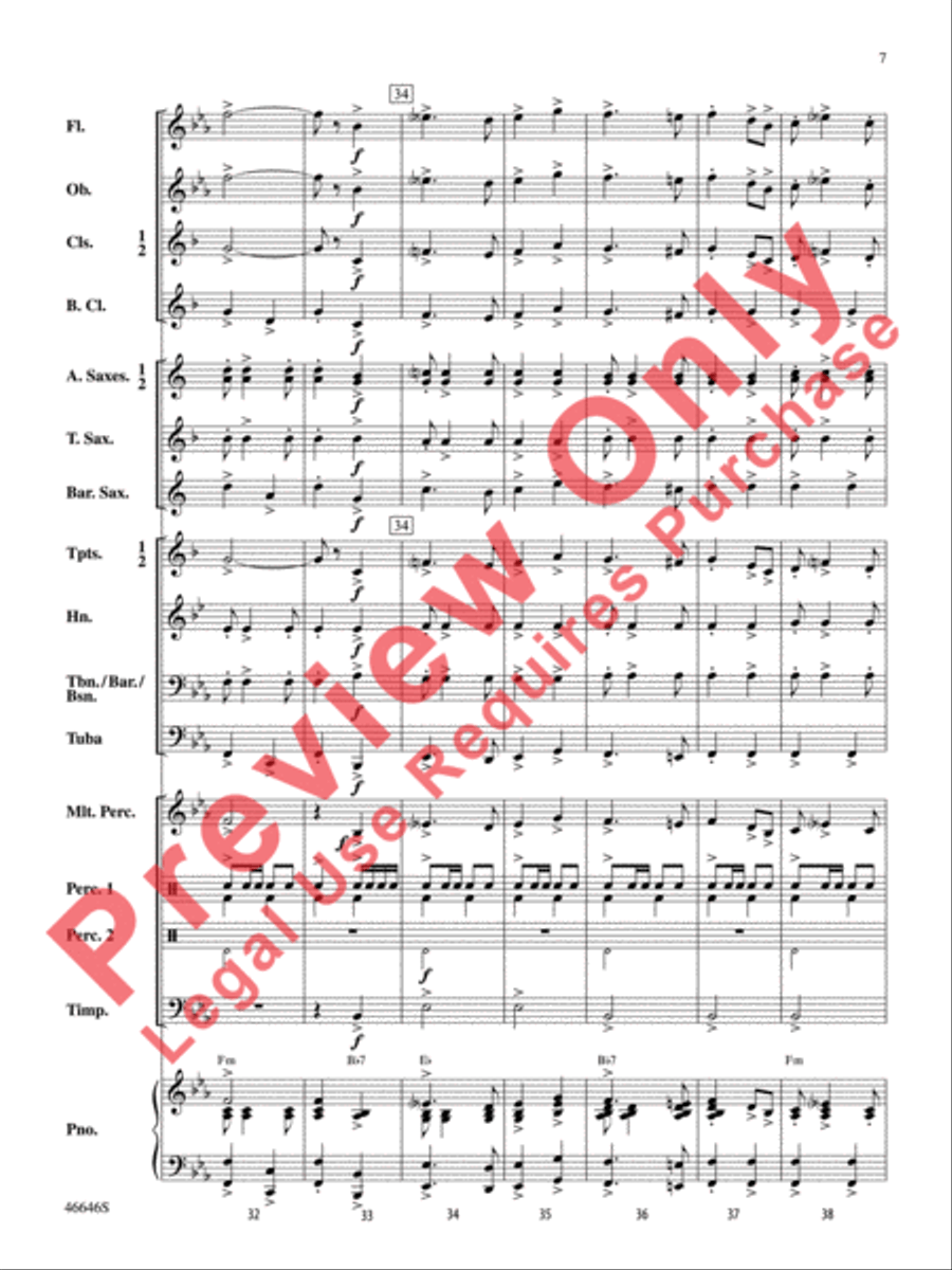 American Pride American Pride Concert Band scores gallery preview page 8
