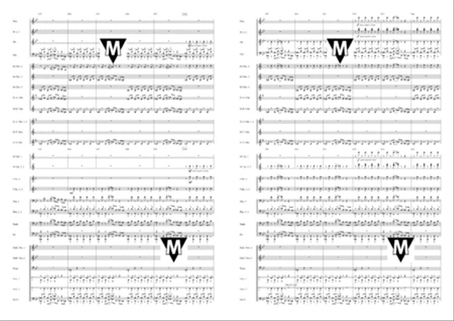 The Count of Monte Cristo Concert Band scores gallery preview page 21