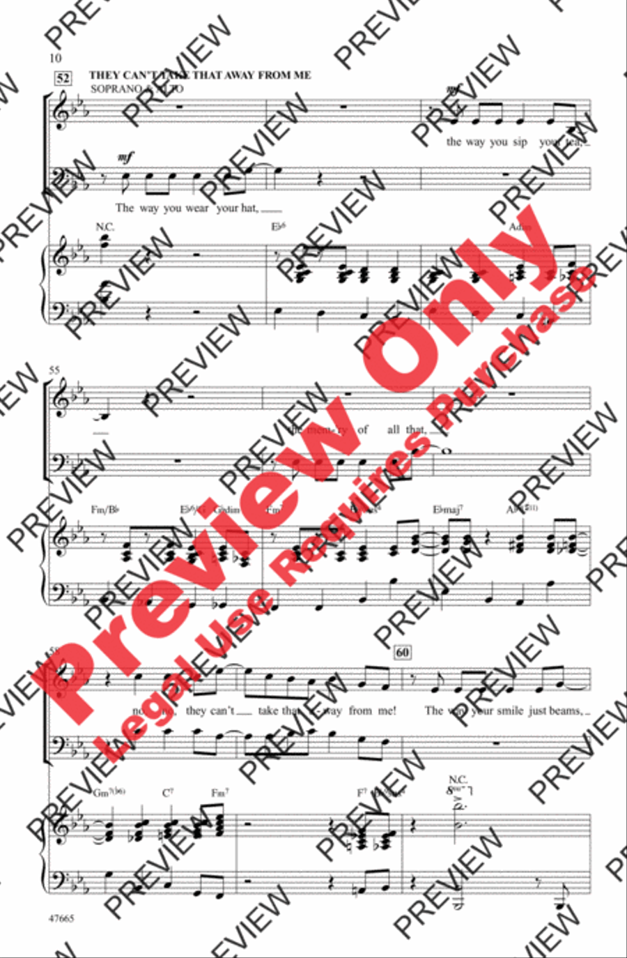 I Got Gershwin! 4-Part scores gallery preview page 10