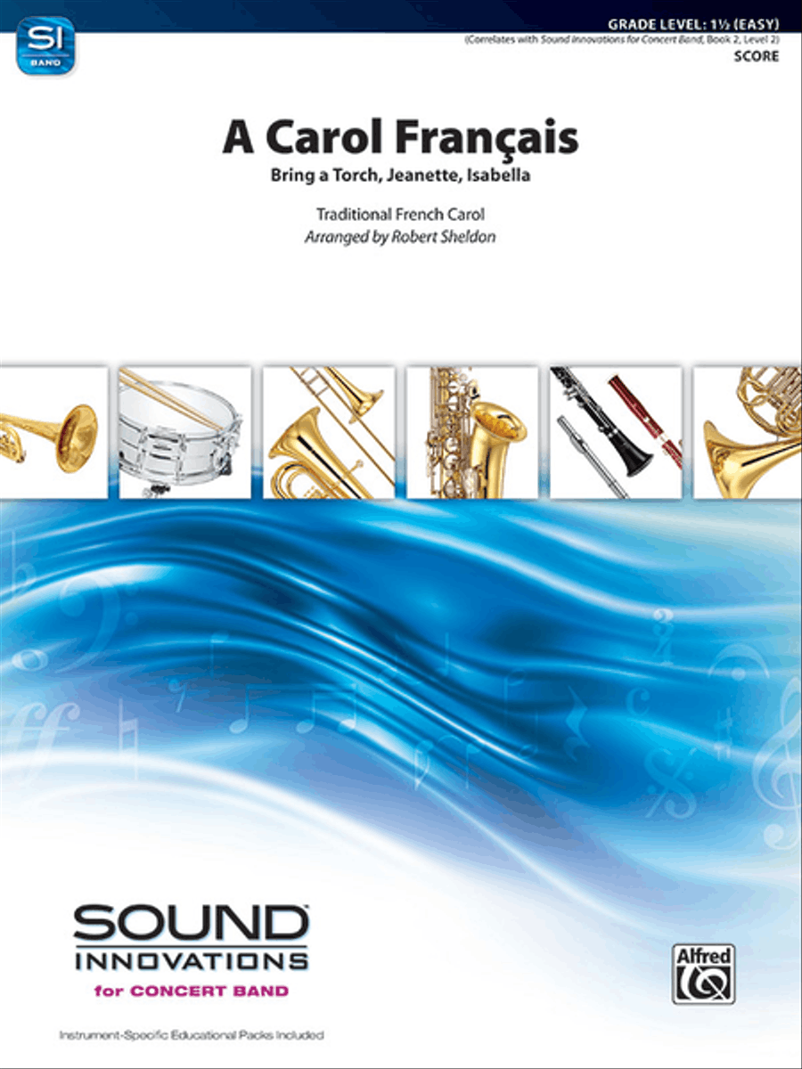 A Carol Français Concert Band scores gallery preview page 1