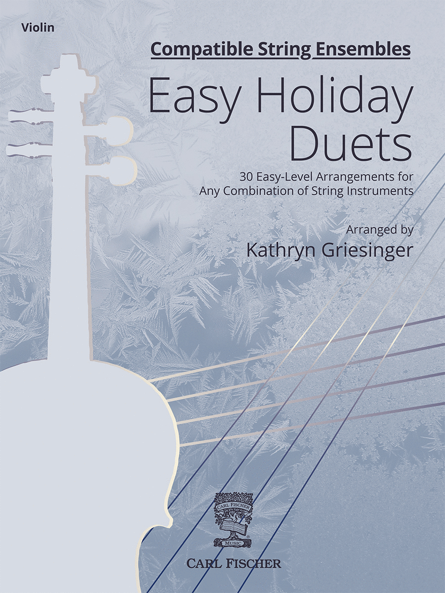 Compatible String Ensembles: Easy Holiday Duets (Violin) String Duet scores gallery preview page 1