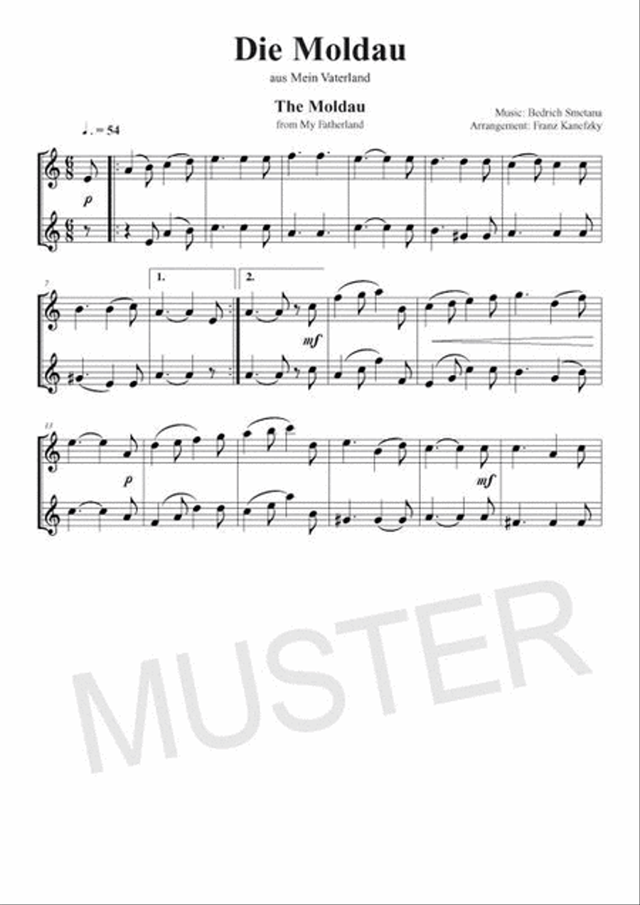 100 Leichte Duette für 2 Querflöten Flute Duet scores gallery preview page 3