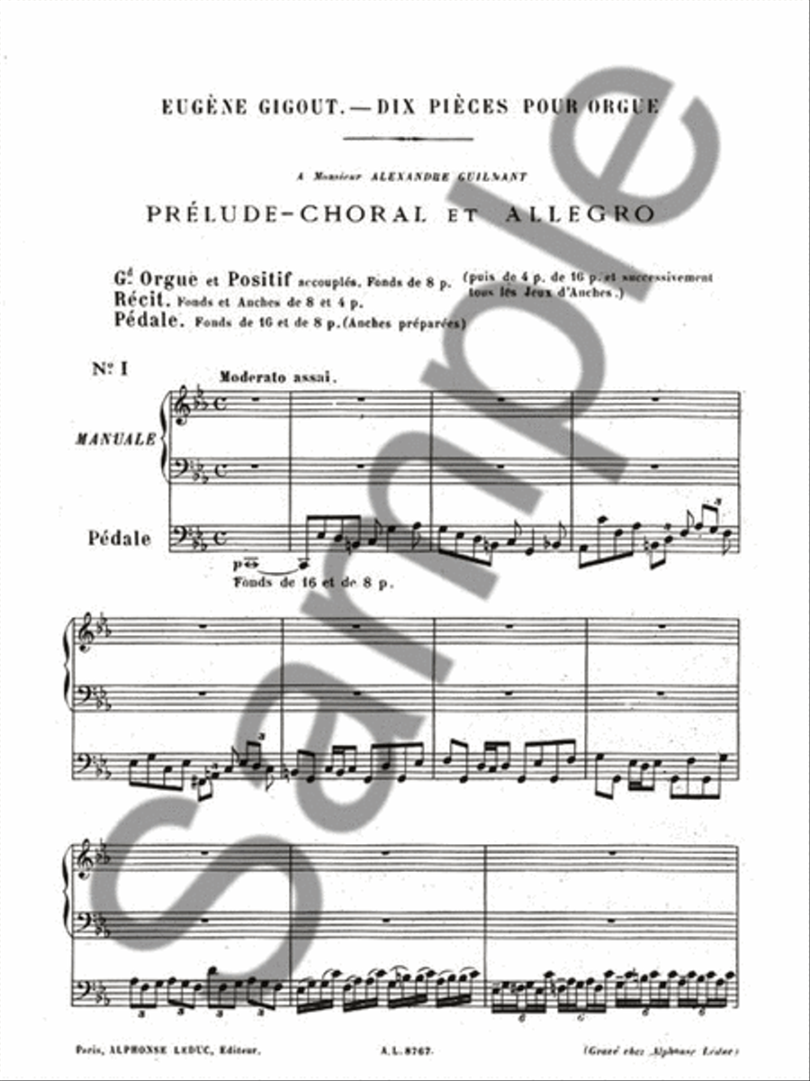 Ten Pieces For Organ (organ) Organ scores gallery preview page 2