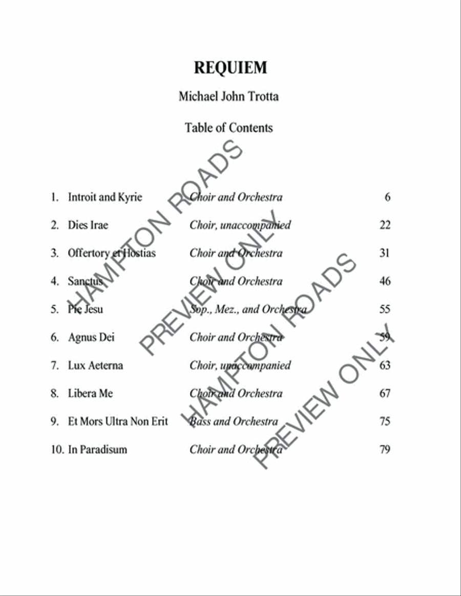 Requiem (SATB) Requiem (SATB) 4-Part scores gallery preview page 10