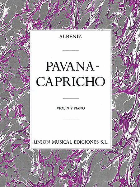 Albeniz Pavana Capricho Violin/pf