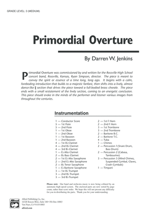 Primordial Overture: Score
