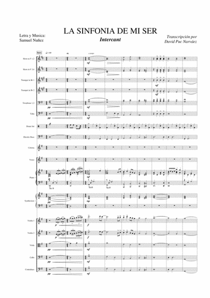 Intercant La Sinfonia de mi ser - Orchestra - SCORE image number null