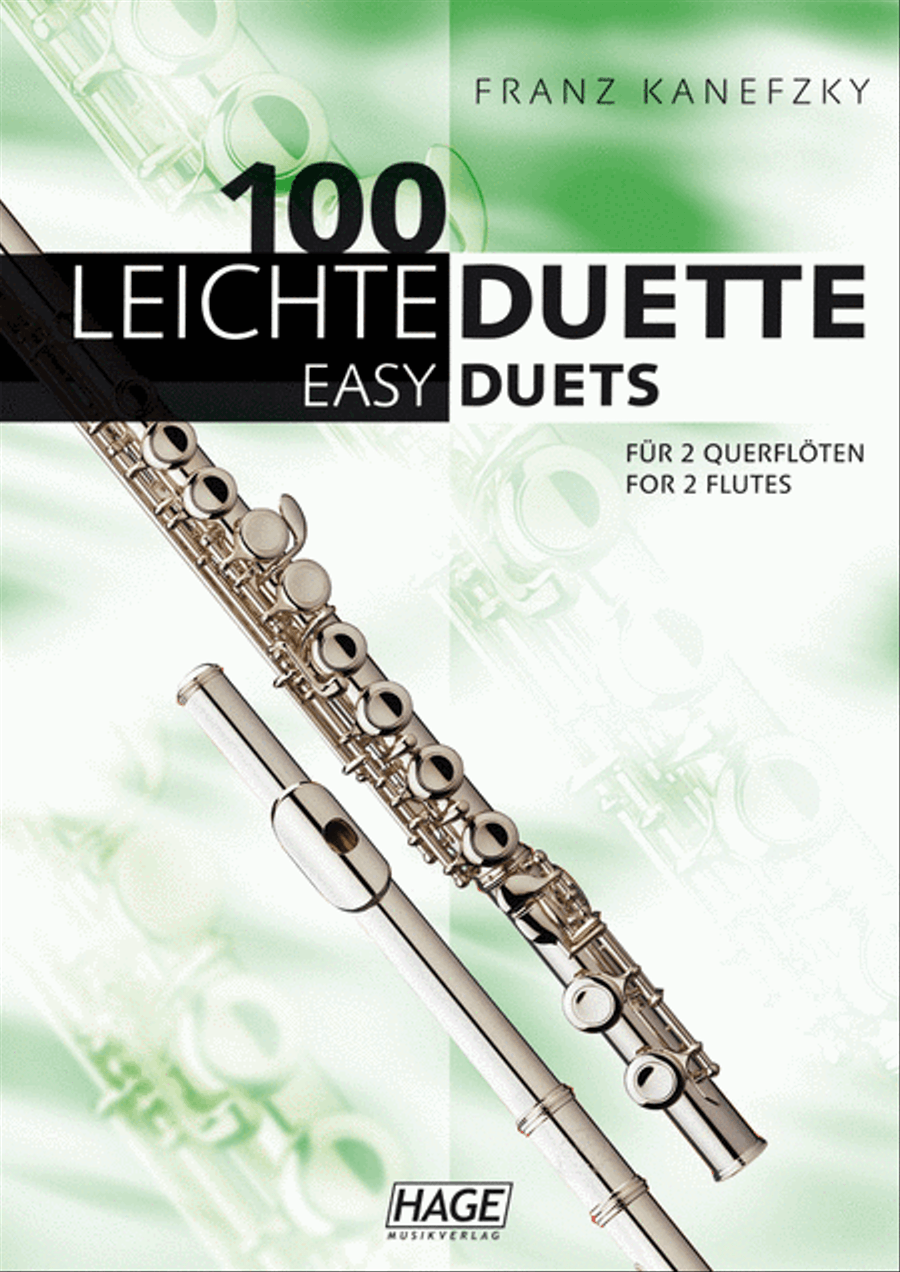 100 Leichte Duette für 2 Querflöten Flute Duet scores gallery preview page 1
