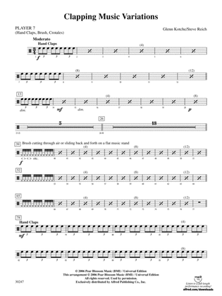 Clapping Music Variations: 7th Percussion