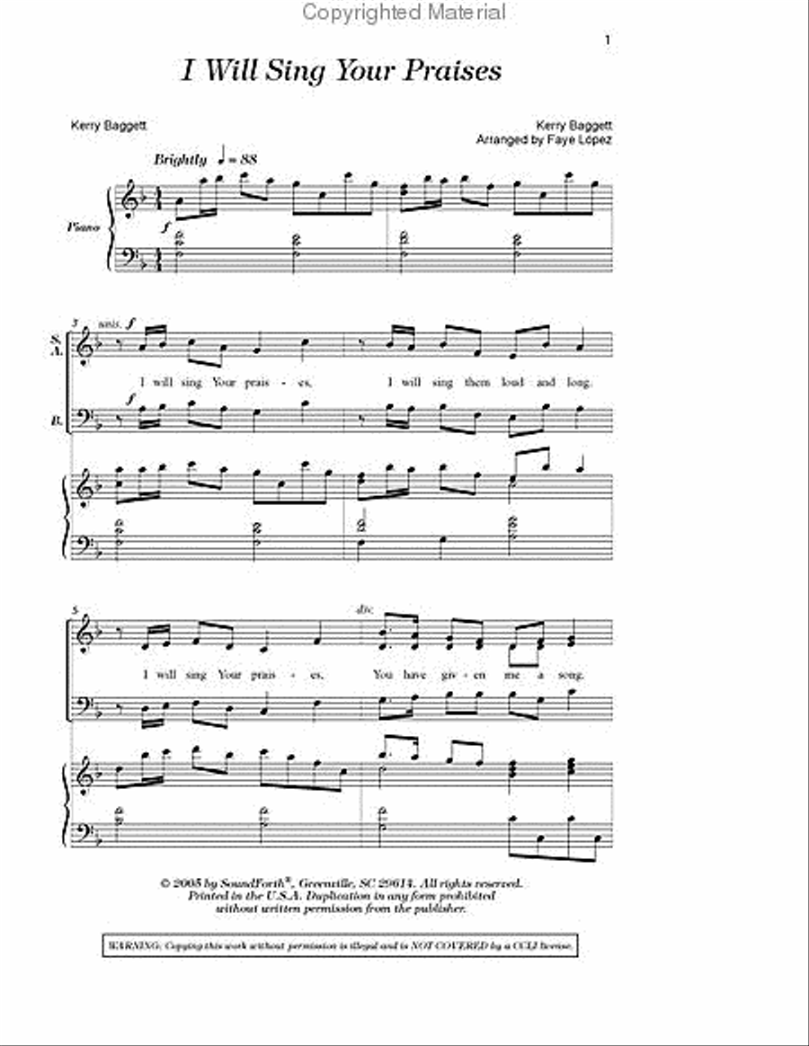 Bring Them In 3-Part scores gallery preview page 2