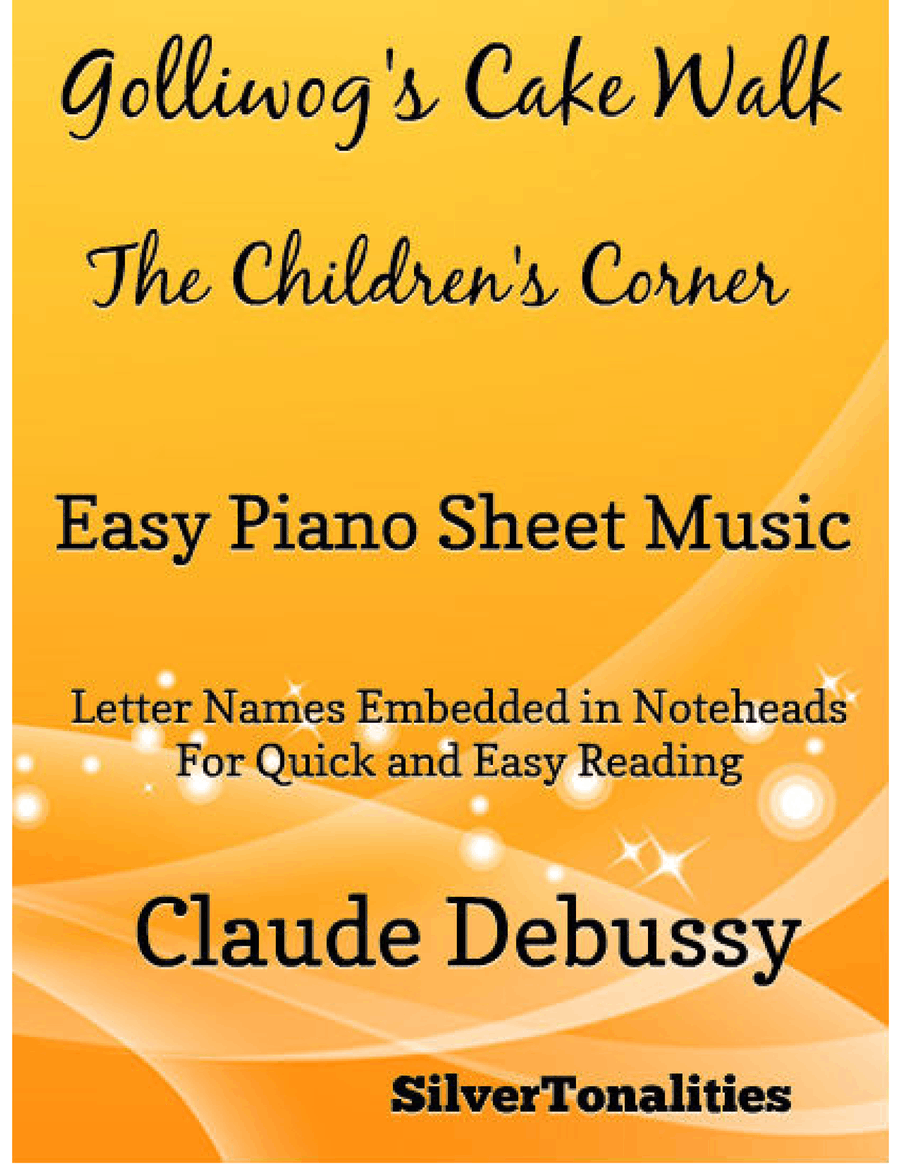 Golliwog's Cakewalk Children's Corner Easy Piano Sheet Music Easy Piano scores gallery preview page 1