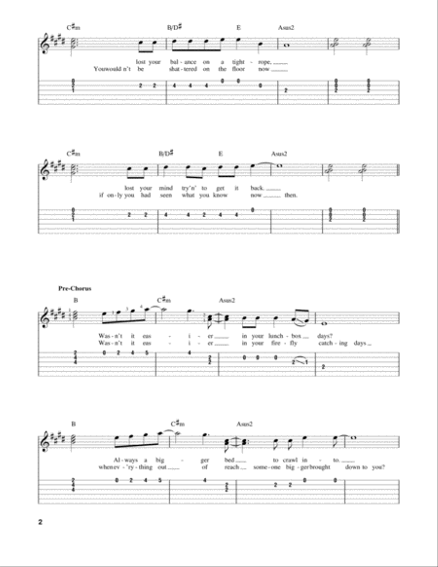 Innocent Acoustic Guitar scores gallery preview page 2