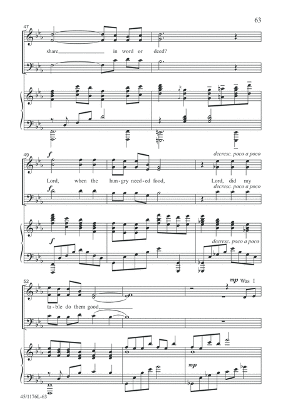 10 More Anthems for about 10 Singers 3-Part scores gallery preview page 63