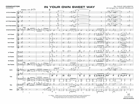 In Your Own Sweet Way: Score