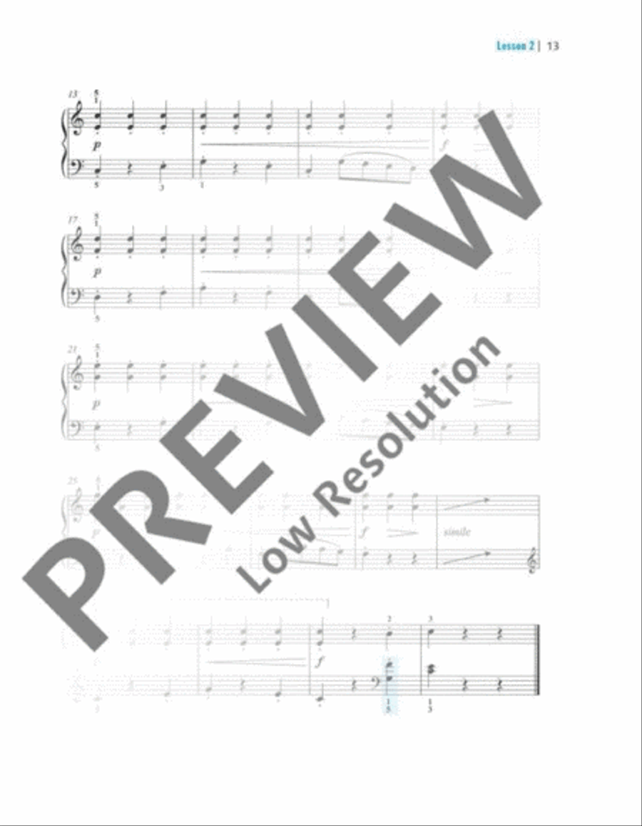 The Classical Piano Method Piano Method scores gallery preview page 14