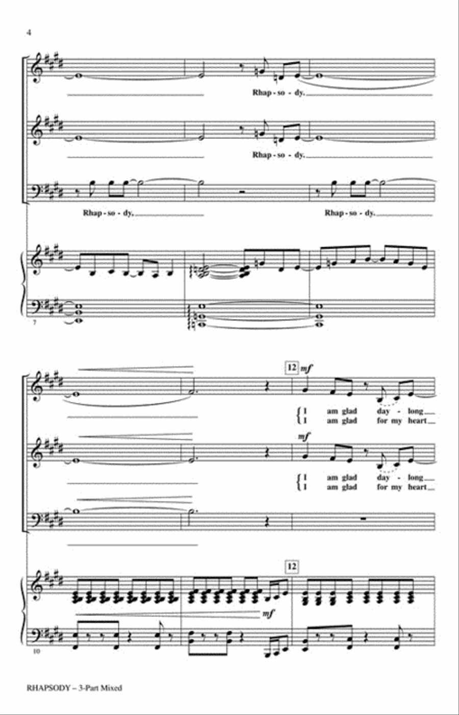 Rhapsody 3-Part scores gallery preview page 3
