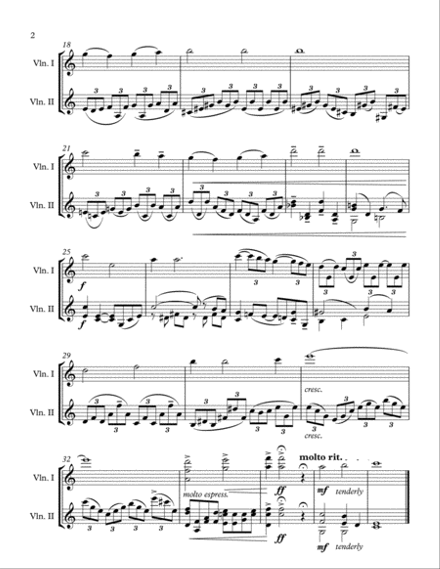 If I Loved You String Duet scores gallery preview page 2