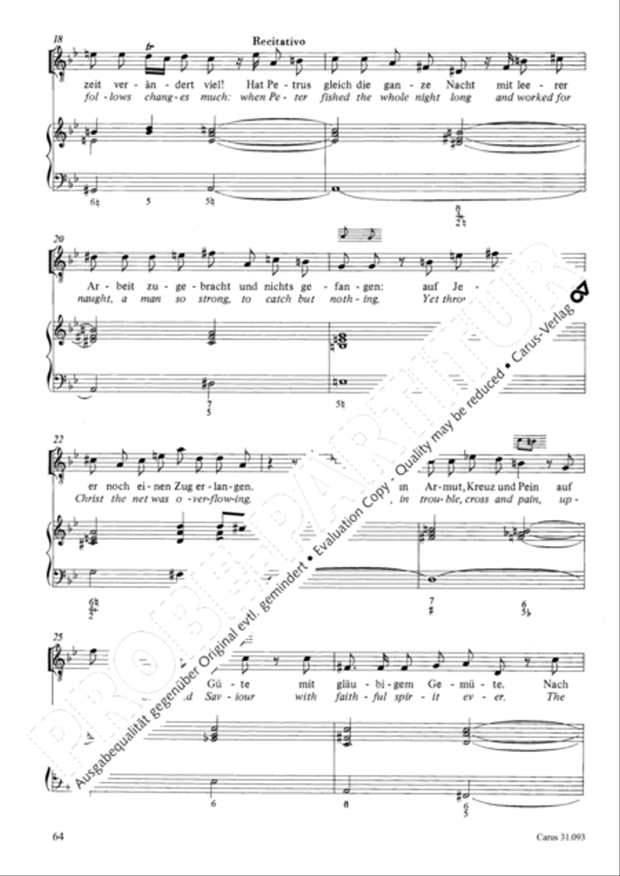All those who seek God's sov'reign guidance (Wer nur den lieben Gott lasst walten) 4-Part scores gallery preview page 65