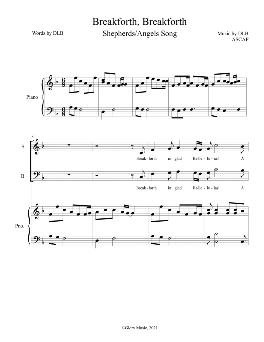 Breakforth Breakfoth 4-Part scores gallery preview page 1