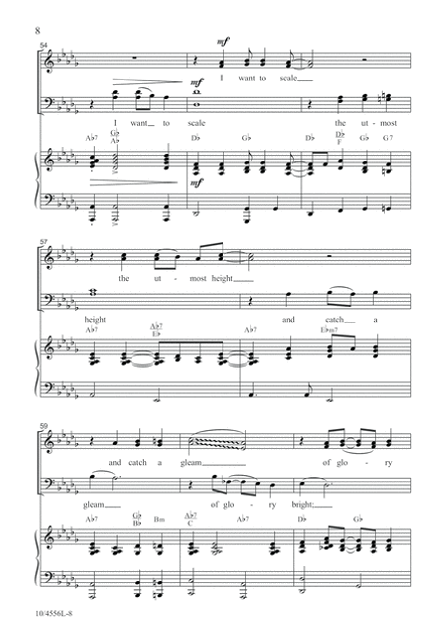 Lord, Lift Me Up! 4-Part scores gallery preview page 9