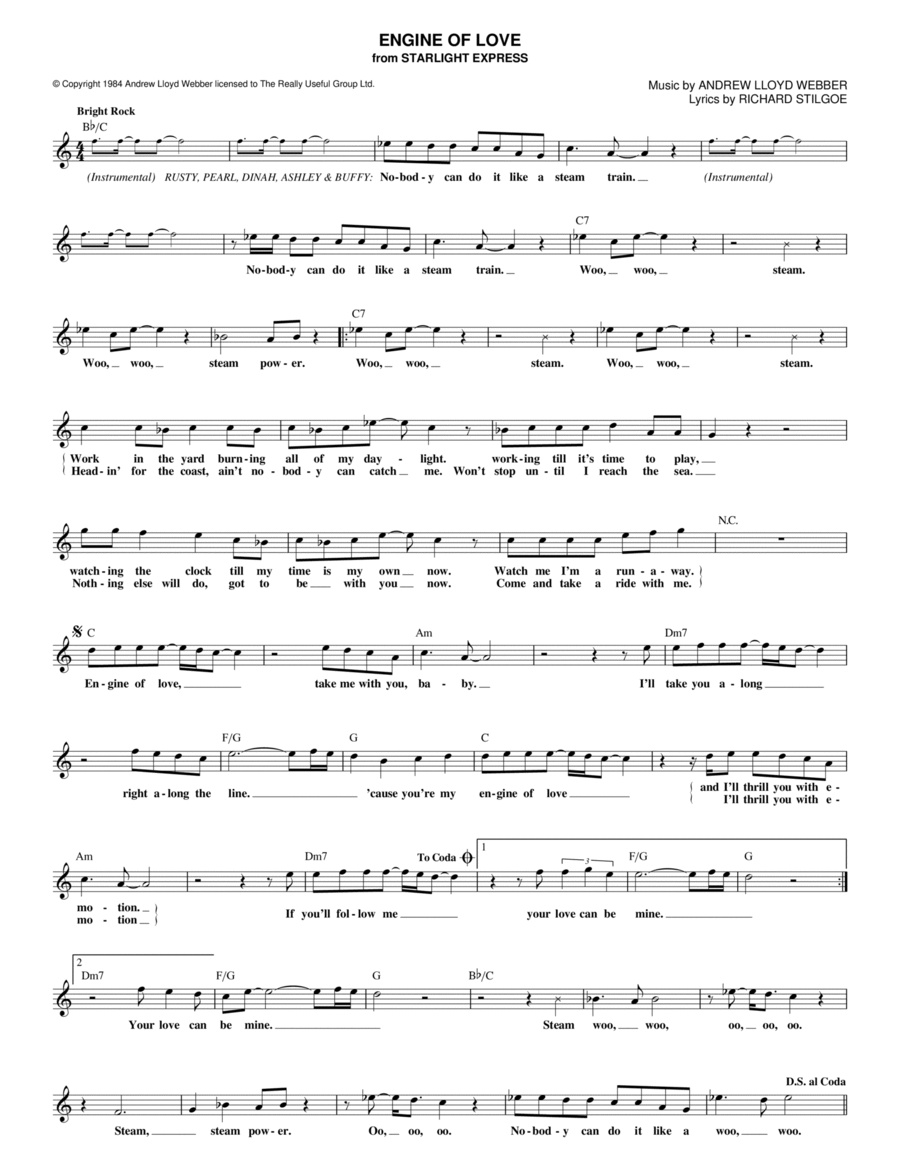 Engine Of Love Piano scores gallery preview page 1