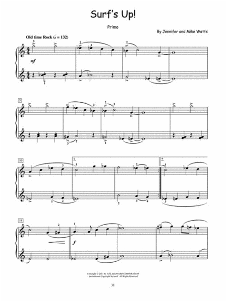 Blues, Jazz, Rock & Rags - Book 2 Piano Method scores gallery preview page 6