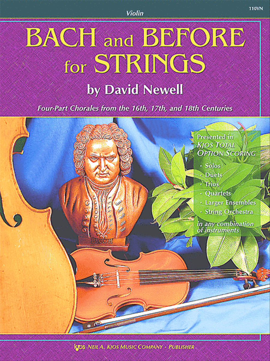 Bach and Before For Strings - Violin Chamber Orchestra scores gallery preview page 1