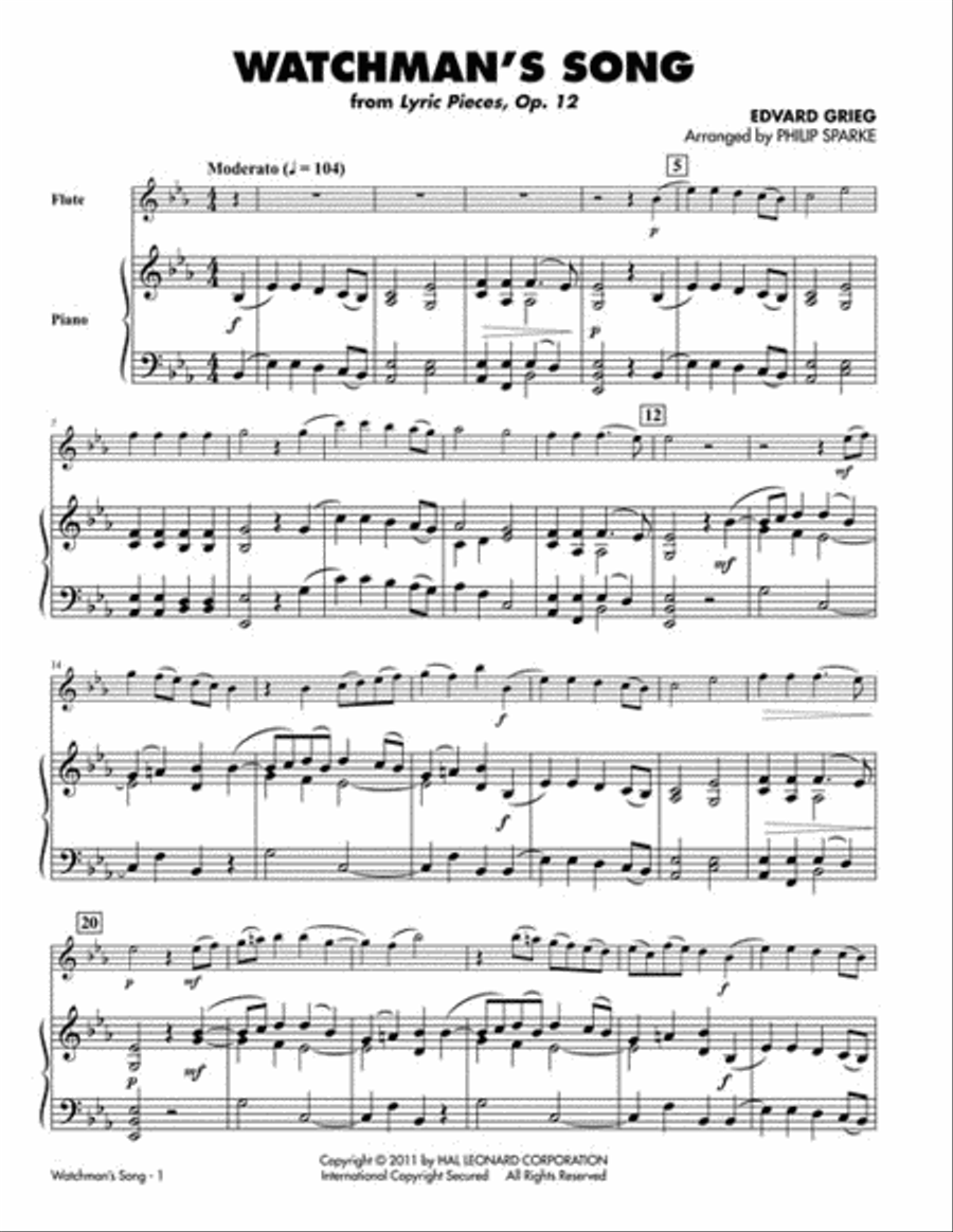 Classical Solos for Flute Flute Solo scores gallery preview page 5