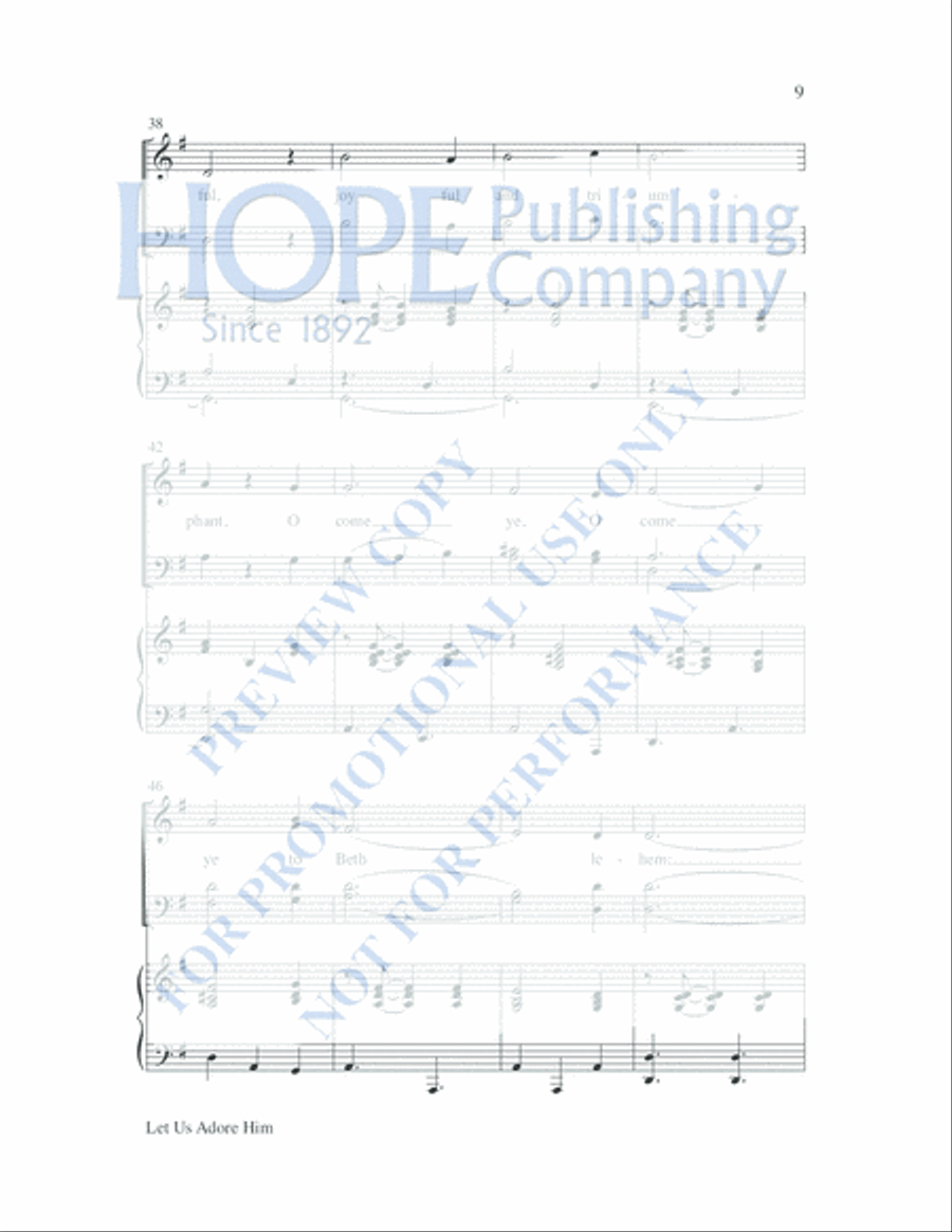 Peace 4-Part scores gallery preview page 16