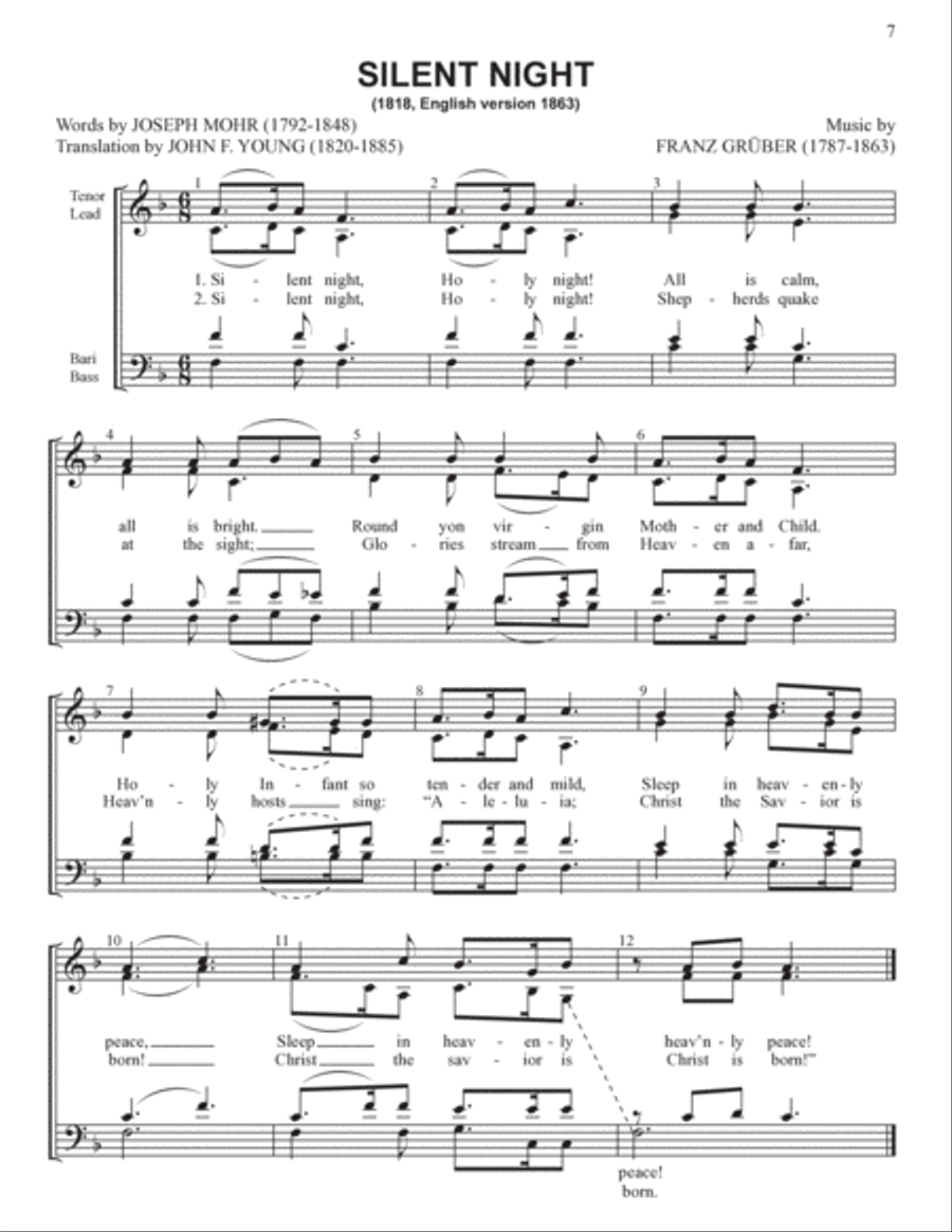 Yuletide Favorites (Volume I) 4-Part scores gallery preview page 7