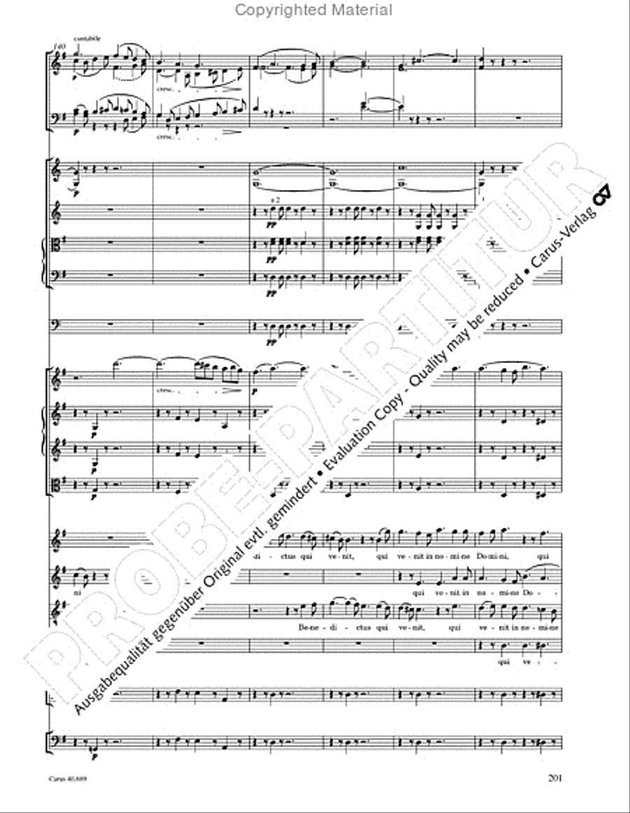 Missa solemnis Missa solemnis 4-Part scores gallery preview page 217