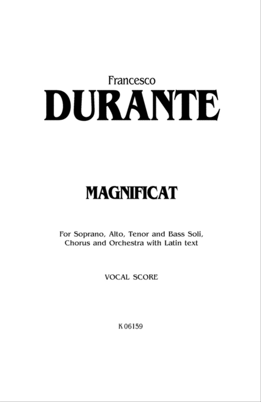 Magnificat Magnificat 4-Part scores gallery preview page 5