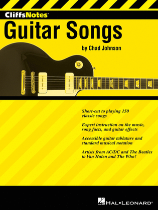Book cover for CliffsNotes to Guitar Songs