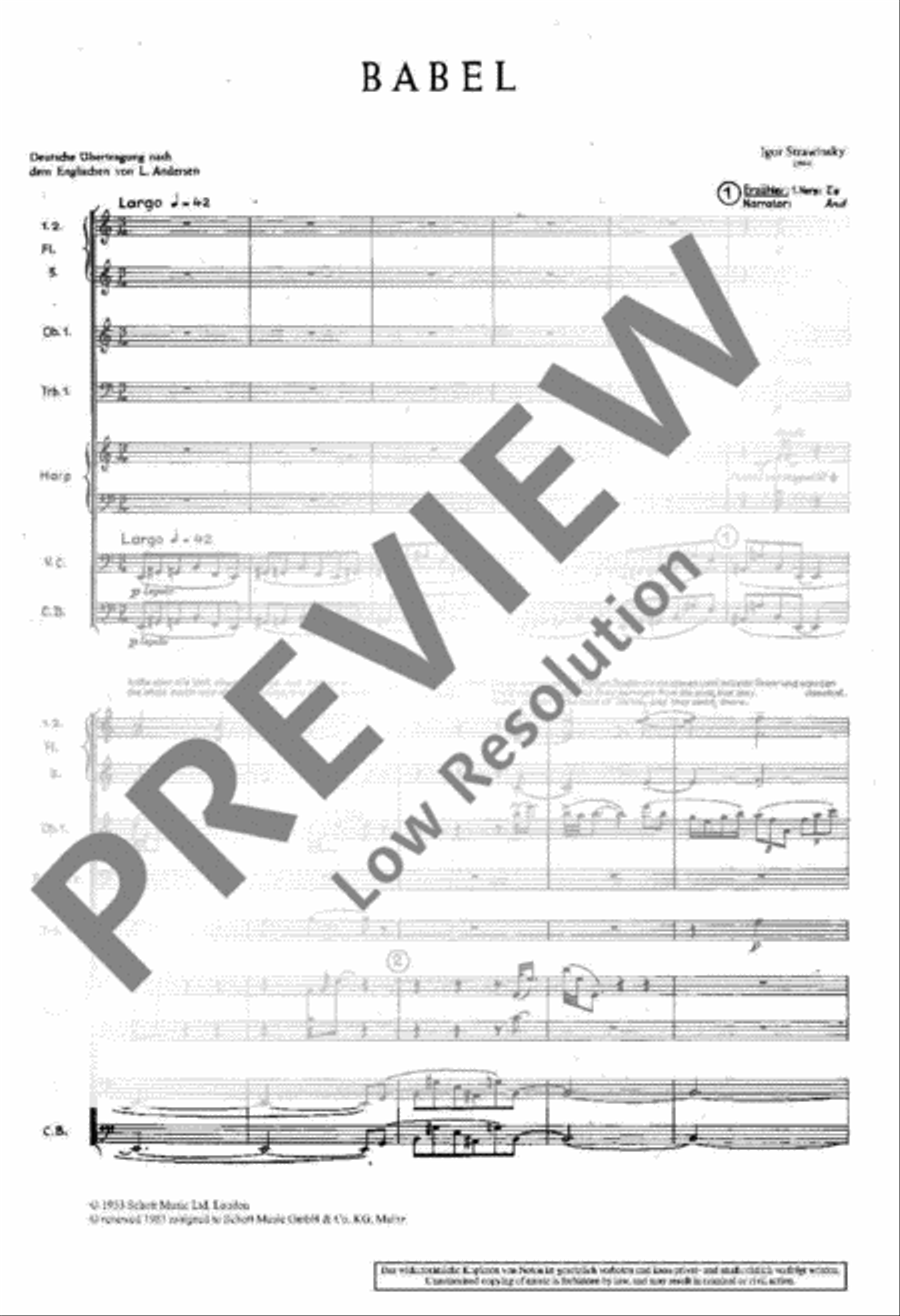Babel Babel TTBB scores gallery preview page 4